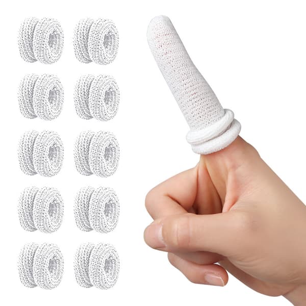 Kuttsikker fingerbeskyttelse hvit