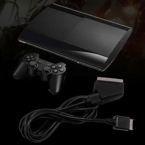 1,8 m RGB Scart AV-videokabel til PS1 PS2 PS3-spilkonsol