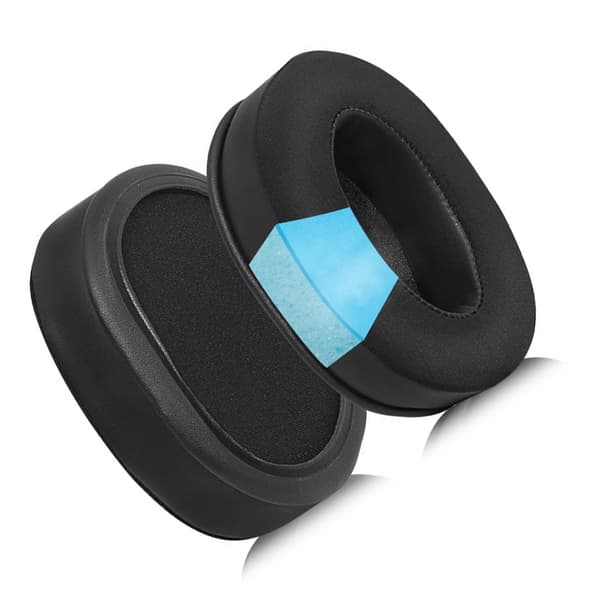 Svarte Gel Øreputer for Logitech G PRO X - Sett med 2