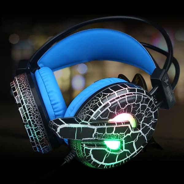 PC Laptop Telefon Hörlurar Spelheadset Hörlurar Med Mikrofon Volymkontroll_a_hf