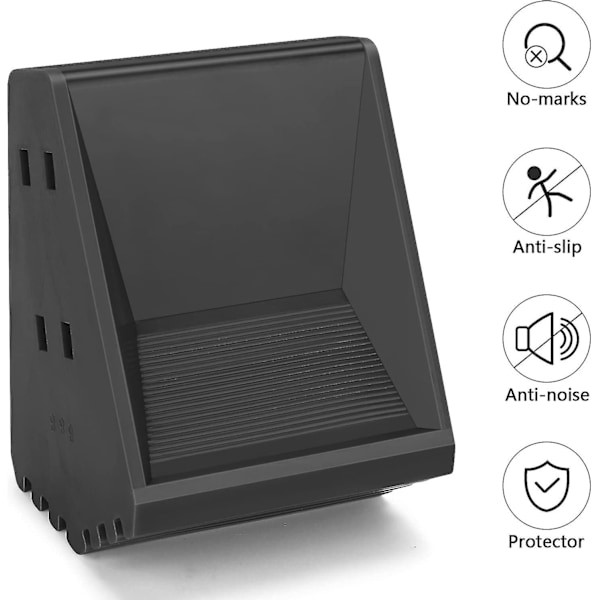 Stykker stigefotdeksler stigeføtter pvc stige sklisikre gummiputer universelle stigeutskiftningsføtter sklisikker gummi for stige