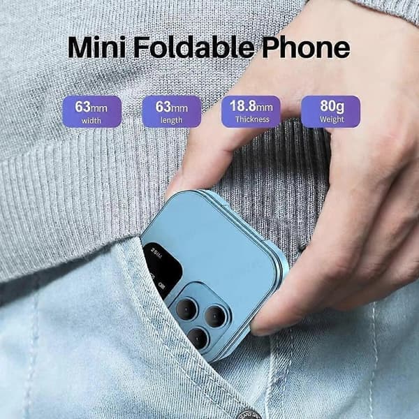 SERVO i16 Pro 1,77 tums Mini Flip-telefon
