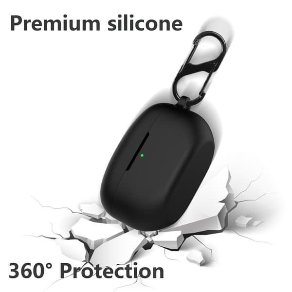 Protective Silicone Case for Sony WF-1000XM5 Headphones Black