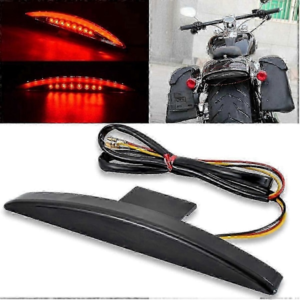 Motorcykel Baglygte LED Bremselys Kompatibel Harley- Breakout EFI FXSB CVO 2013-2017 (Røget)