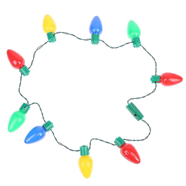 Julepynt LED-lys Glødende Julelys Pære Halskjede Juledekorasjoner For Hjem Jul Navidad Nyttår