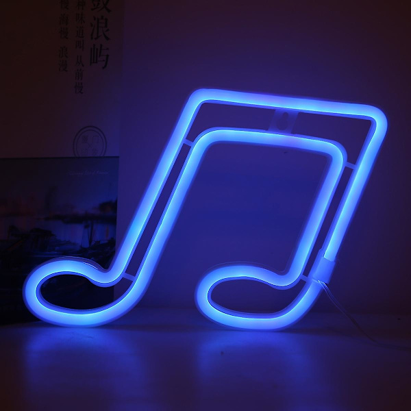 Musikknote Neonlys