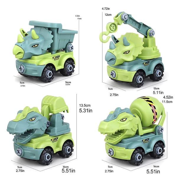 DIY Samle-Dinosaursæt Kombinationssamling Dinosaurmodel Uddannelseslegetøj Til Børn Børnegave
