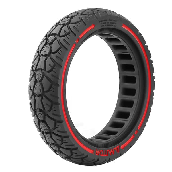 Punkterfrit dæk Xiaomi M365 8.5x2.0 (230x50) Sort/rød