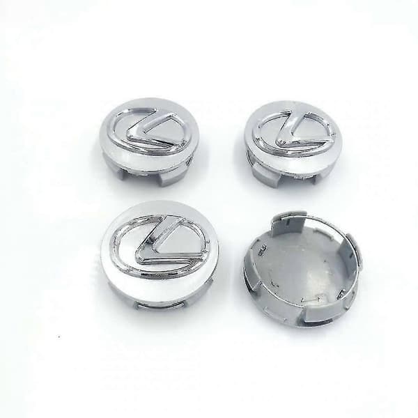 Lexus 62 mm:n auton pyörän keskipeite - musta (4 kpl)
