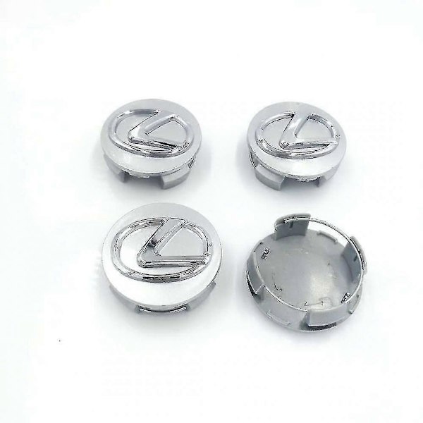 Til Lexus 62mm Lexus Bilhjul Center Plastdæksel - Sort (4 Pak)