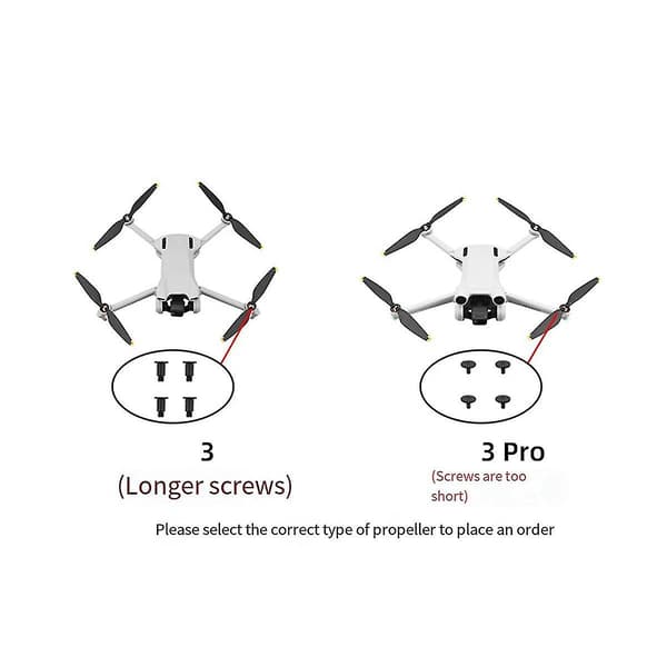 2 par udskiftningspropeller til Mini 3 Pro drone, letvægtsvingefans til Mini 3 Pro propeller drone tilbehør