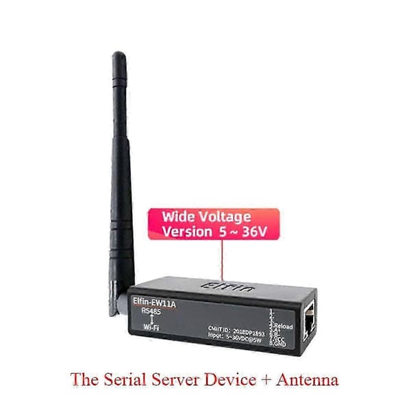 RS485 till WiFi Enhet Server Modul Konverterare - Modbus Protokoll Dataöverföring Via WiFi