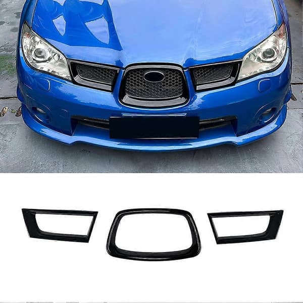 Bil Grill Front Panser Grill for Subaru Impreza WRX STI 2006-2007, B