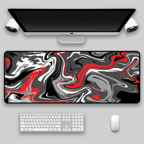 paras hiirimatto paksunnettu liukumaton suuri abstrakti taide matto pelihiirimatto pöytä matto tietokoneelle, väri: 022