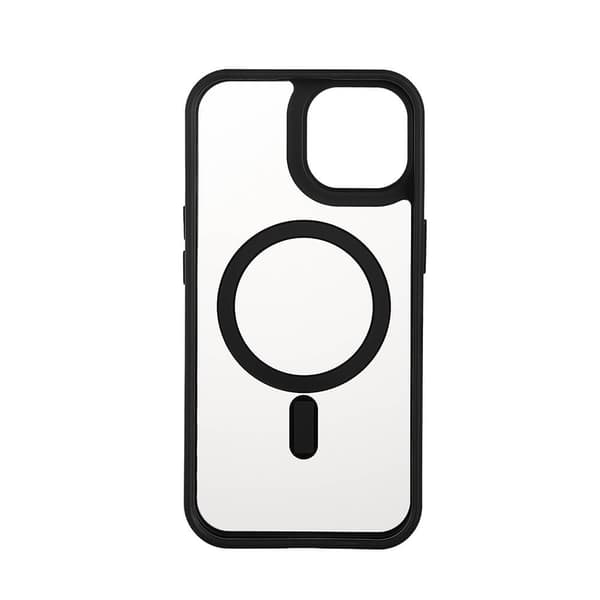 Mobilskal Bumper MagSeries Svart & Klar - iPhone 13/14/15