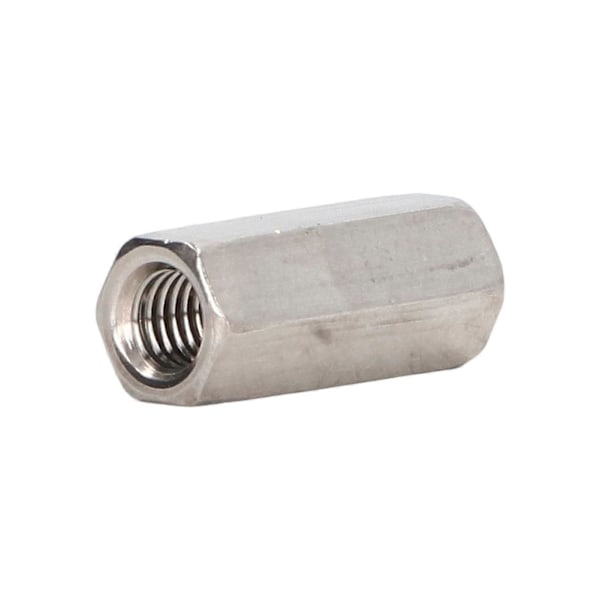 20 st Hex Koppling Mutter 304 Rostfritt Stål Rostfri Hontråd M5 Koppling Mutter Silver