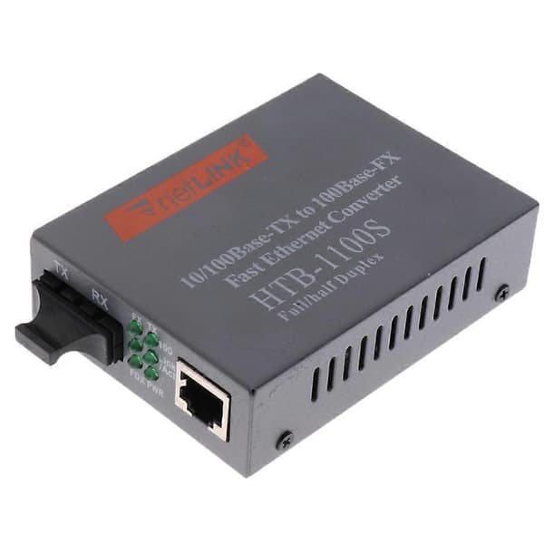 HTB-1100s Fiber Optisk Kabel Konverter SC .5e Duplex Single Mode