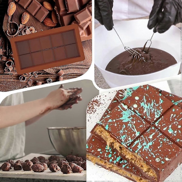 Chokoladeform Silikone Dubai Chokoladeform, Silikoneforme, Dyb Chokoladeform, Chokoladebarform til Chokolade 2025 walkbee