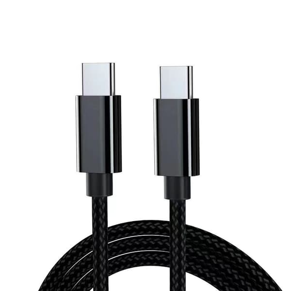 2-pak USB-C-kabel 1 meter - Hurtigopladning dataoverførsel Sort