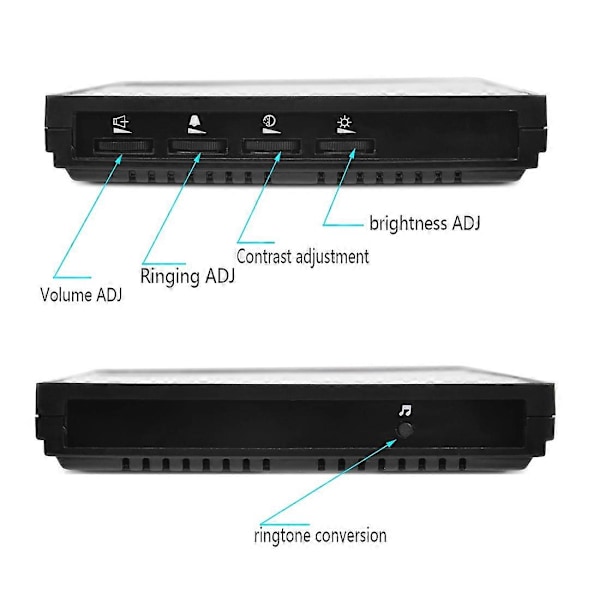 806MJIDS13 1 Kamera+3 Monitor EU-kontakt 7\" Video Dörrtelefon Dörrklocka Intercom