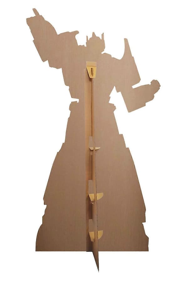 Optimus Prime Transformers Pahvileike Virallinen Elämänkokoinen Standee