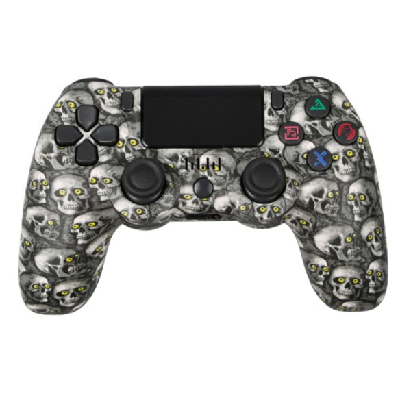 Trådlös handkontroll för PS4/Pro/PS3/Slim/PC/Steam, Bluetooth-handkontroll, Joystick, Stöder 6-Axis, Vibration, Touch Click