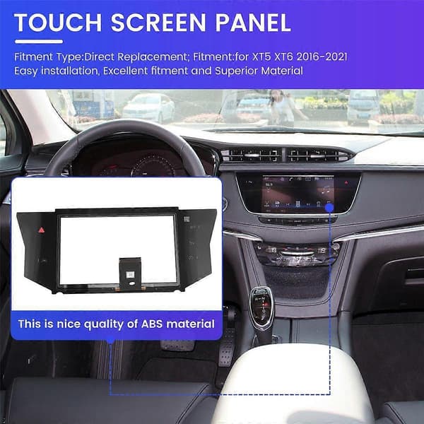 8 tommer 60 Pins Bilradio DVD-afspiller Touch Screen Panel Digitizer Linse til XT5 XT6 2016-2021