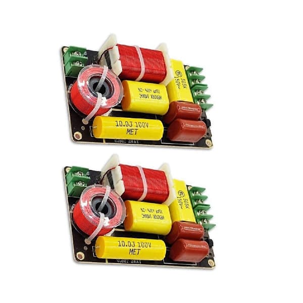 2 stk. WEAH-250 250W 2-vejs frekvensdeler diskant bas crossover filter DIY højttalerfilterkredsløb