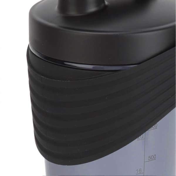 800 ml musta sähköinen shaker-pullo, USB ladattava, BPA-vapaa, automaattinen, kuntosalille