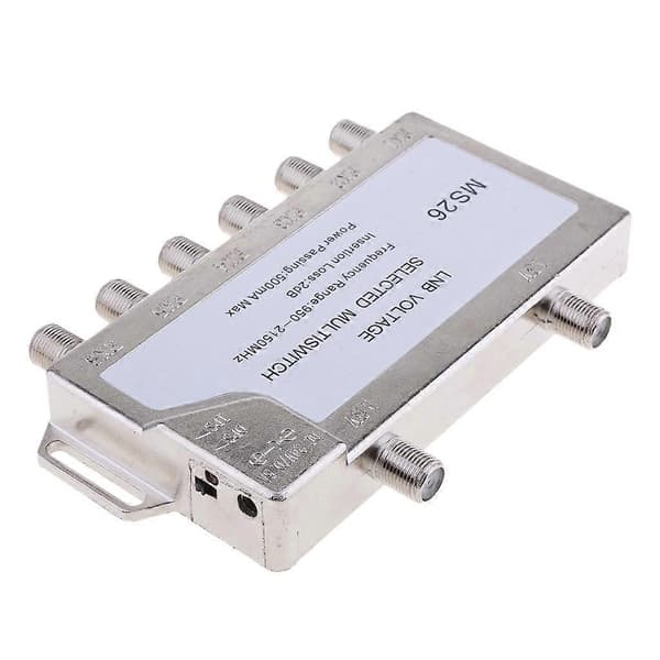 18V Multi Switch LNB Satellit FTA 6 Udgange Kombiner LNBF Parabol JS-MS26