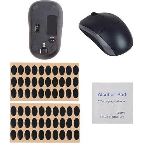 Musglidere for M215, M310 og M325, 60 stk, 0,6 mm, runde, for musematter