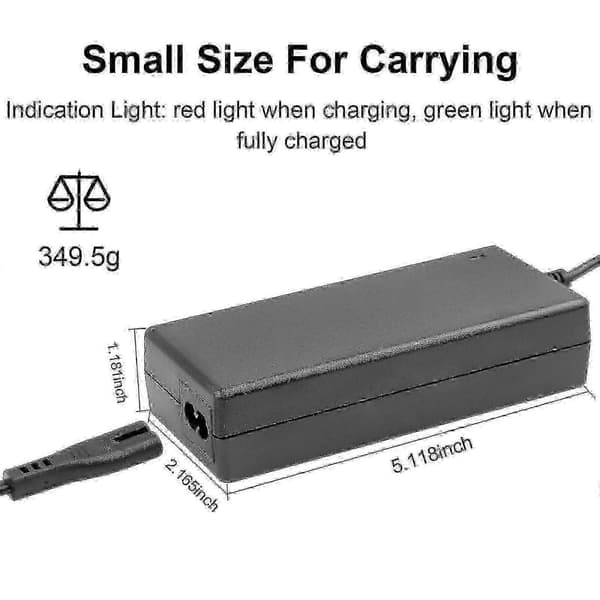 42V 2A Strømadapter til 36V 2A Elcykel Lade Kabel Balancebil, Scooterlader