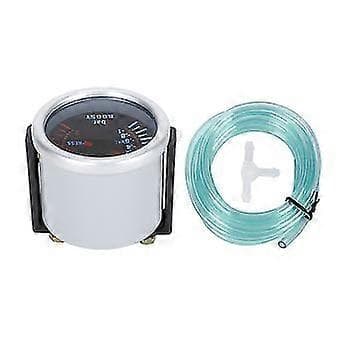 52mm Universal Turbo Boost Måler - LED Bar Meter - Røykfarget Linse - Biltilbehør