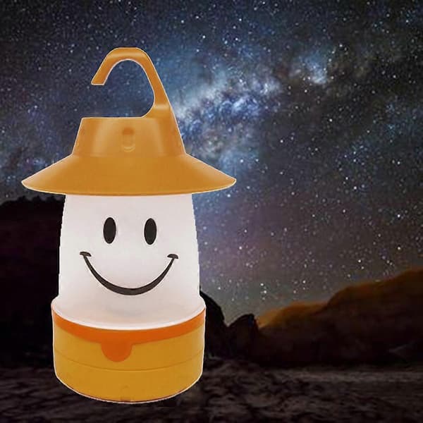 Smile LED Lanterne Sød Camping Glamping Multi Brug Til Børn Og Voksne Sjov Lys