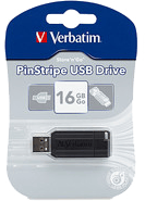 PinStripe USB-flashdrev 16GB USB 3.0 udtrækkelig stik