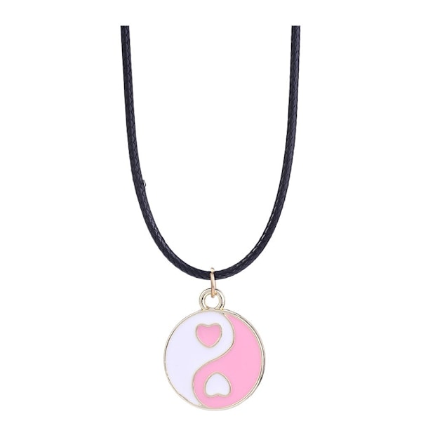 2 kpl Yin Yang -kalan kaulakorusetti - Pariskunnan riipus, sopii pareille, väri: A2687-3