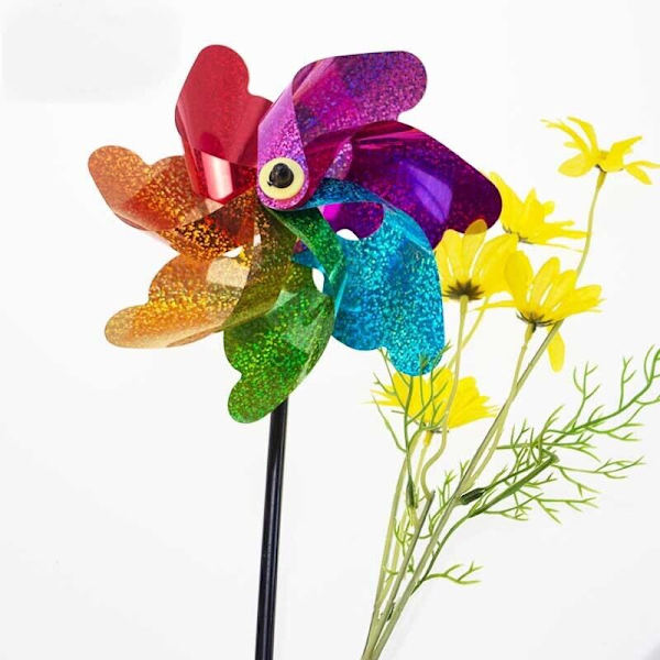 Reflective Wind Spinner / Bird Scarer - 2 pack MultiColor