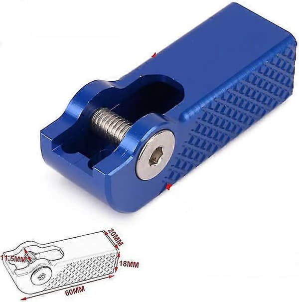 Motorcykel CNC Gearskiftearm Gearskifte Tip (blå) (1 stk)