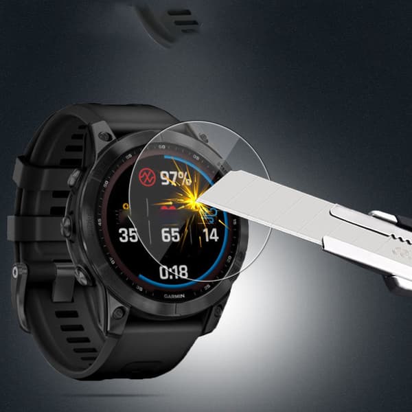 Garmin Fenix 6S Pro näytönsuoja, 2 kpl karkaistua lasia