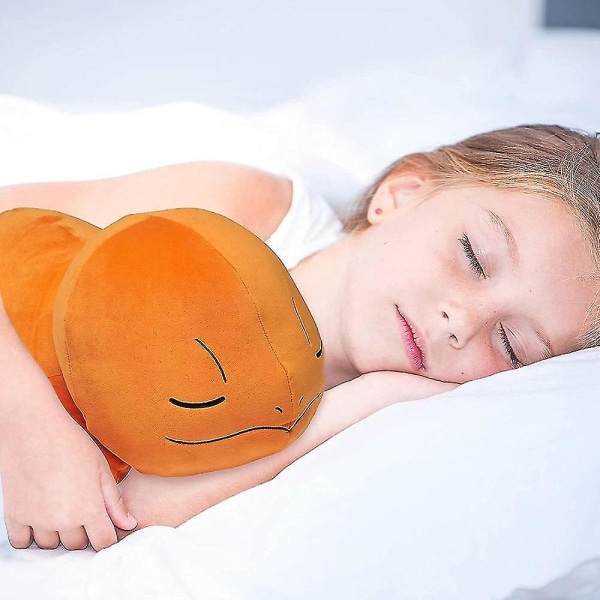 Charmander 35 cm pehmolelu, ihastuttava nukkumiskello, erittäin pehmeä pehmomateriaali, täydellinen leikkimiseen, halailu Nukkumisen täytyy saada kiinni