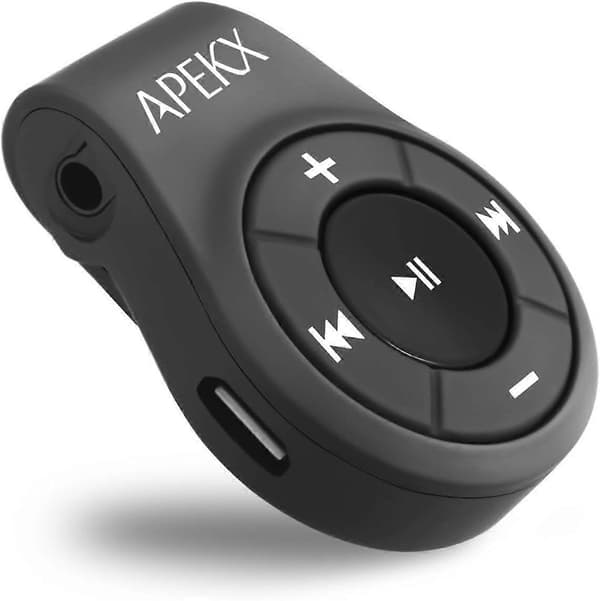 Clip Bluetooth Audio Adapter for Hodetelefoner, Headset, Høyttaler, Trådløs Mottaker