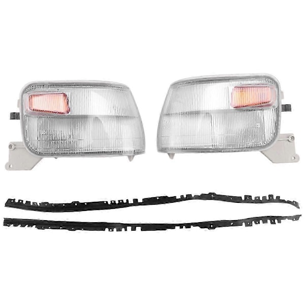 2 st Bilhörnljus Parkeringsljus Lampa Blinkerslampa för L300 DELICA MB907018 jn