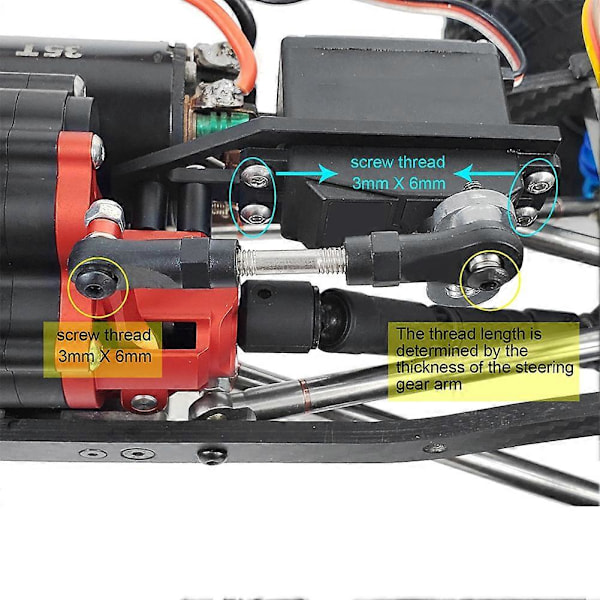 Komplett växellåda i metall med Dig Gear 1 Växel för 1/10 RC Crawler Bil Axial SCX10 AX