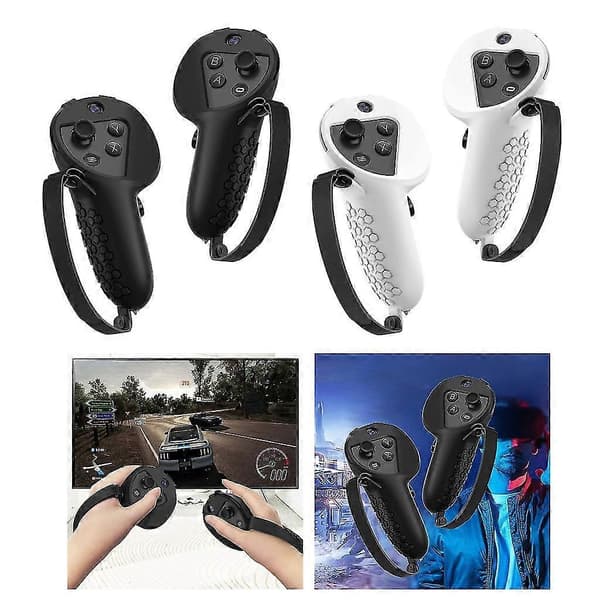 Komfortabelt Cover Controller Grip til Quest Pro Vr Controller Justerbar Rem