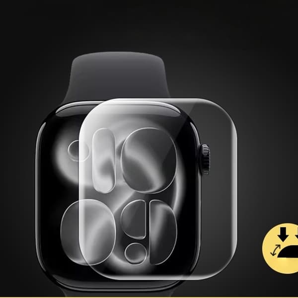 Hydrogel Screen Protector Compatible with Apple Watch Series 11 42mm - 5-Pack: Crystal Clear, Self-Healing, Full Coverage