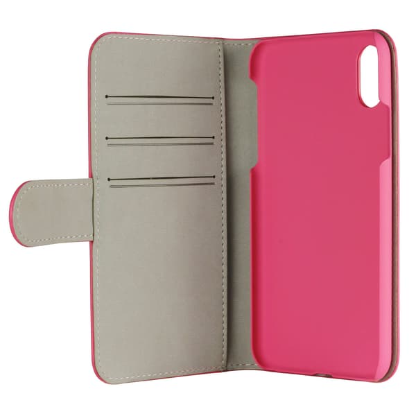 Mobiilikotelo 3 korttipaikkaa vaaleanpunainen - iPhone X/XS