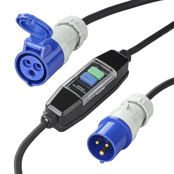 Adapterikaapeli 120cm 3x1.5mm² CEE + vikavirtasuojakytkin