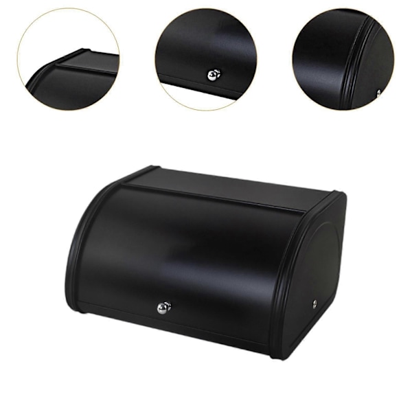 Brødkasse Rulle Top Brødholder Organisation Multipurpose Brødkasse Holder Bordplade Brødkasse til Hjemmekøkken Kager