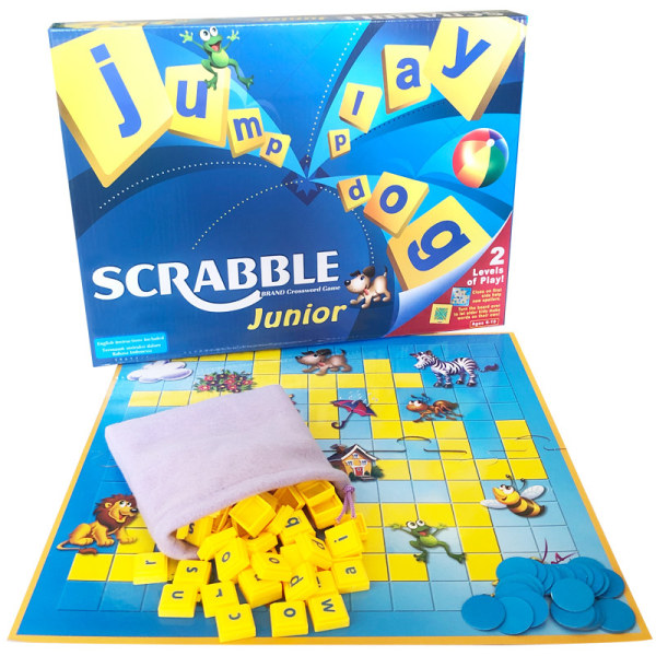 Klassisk Scrabble Board-pusselspel