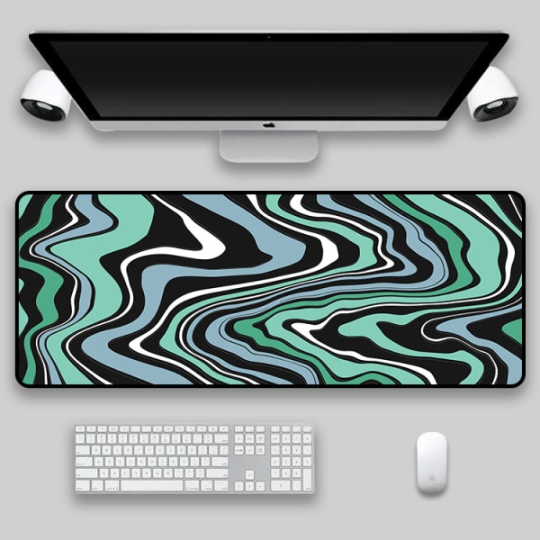 paras hiirimatto paksunnettu liukumaton suuri abstrakti taide matto pelihiirimatto pöytä matto tietokoneelle, väri: 011